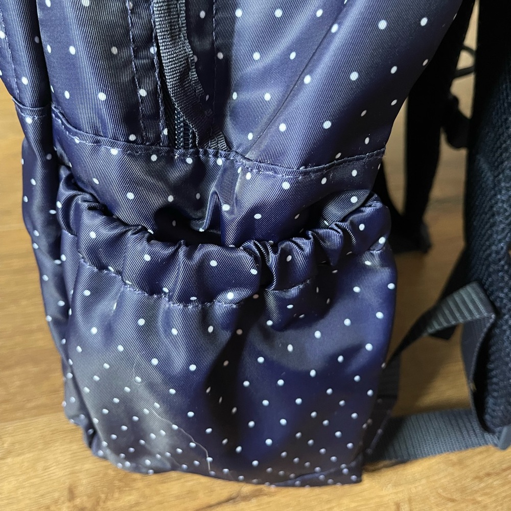 HELLO KITTY-Imported (NWT) Large Nylon Polka Dot Backpack - Picture 7 of 16